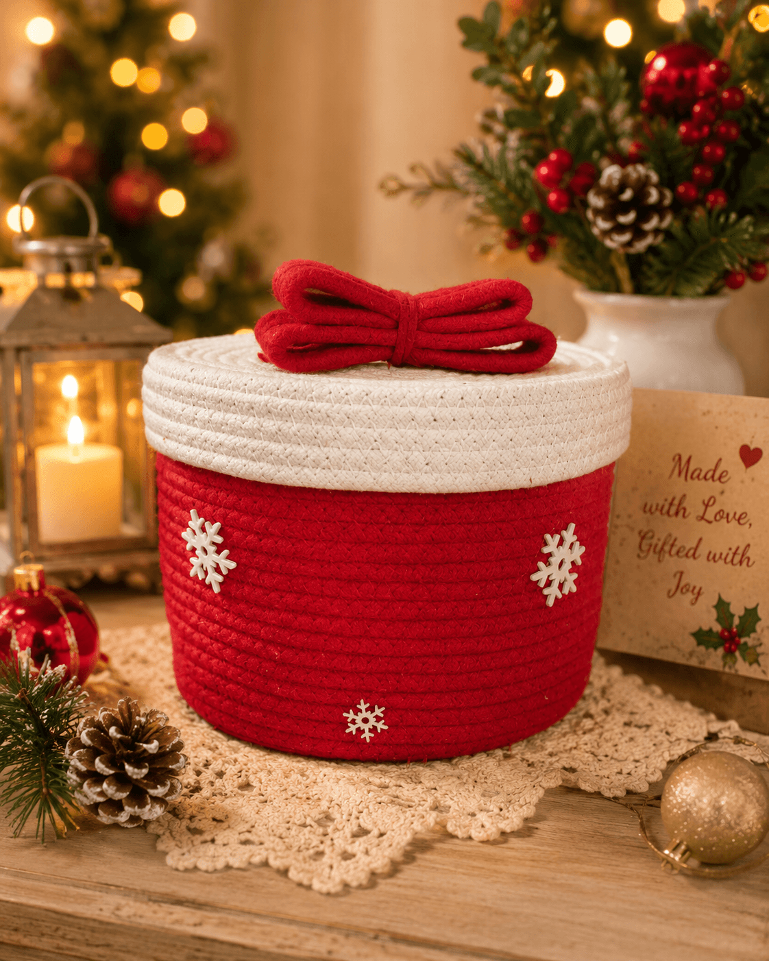 Christmas Festive Basket - Image 1