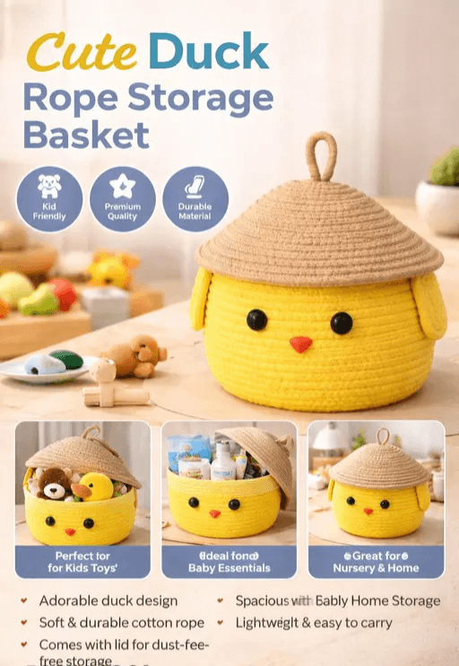 Cute Duck Basket - Thumbnail 3
