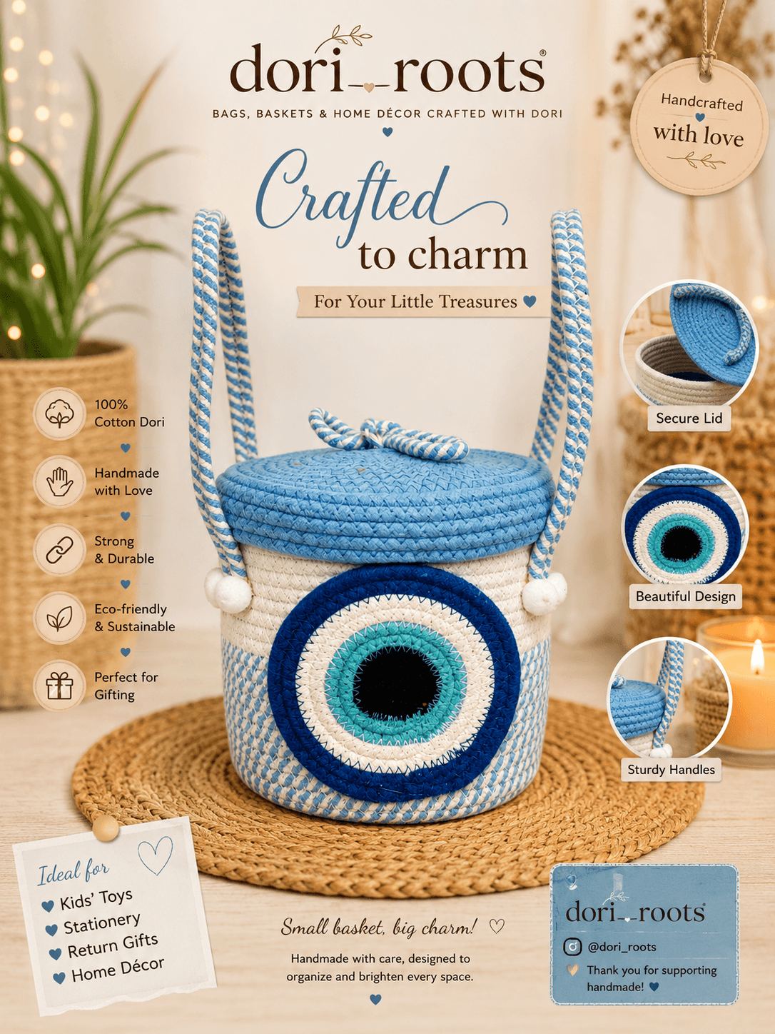 Evil Eye Basket - Image 1