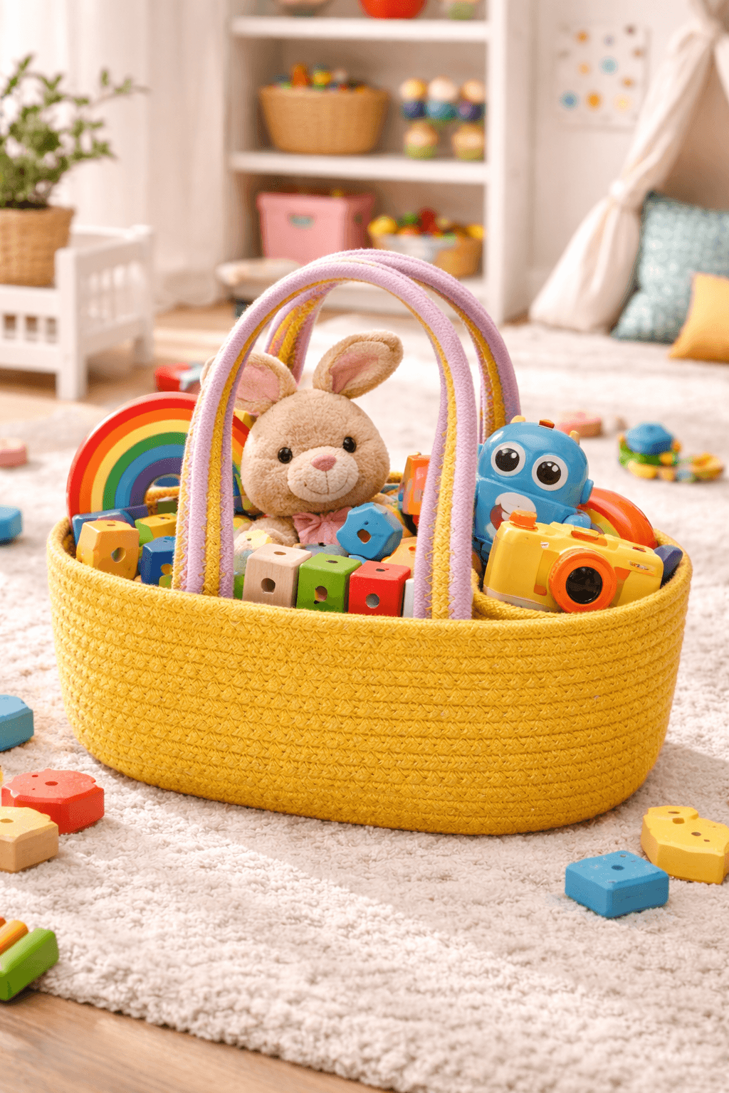 Home Decor Basket  with Multy Handles - Image 1