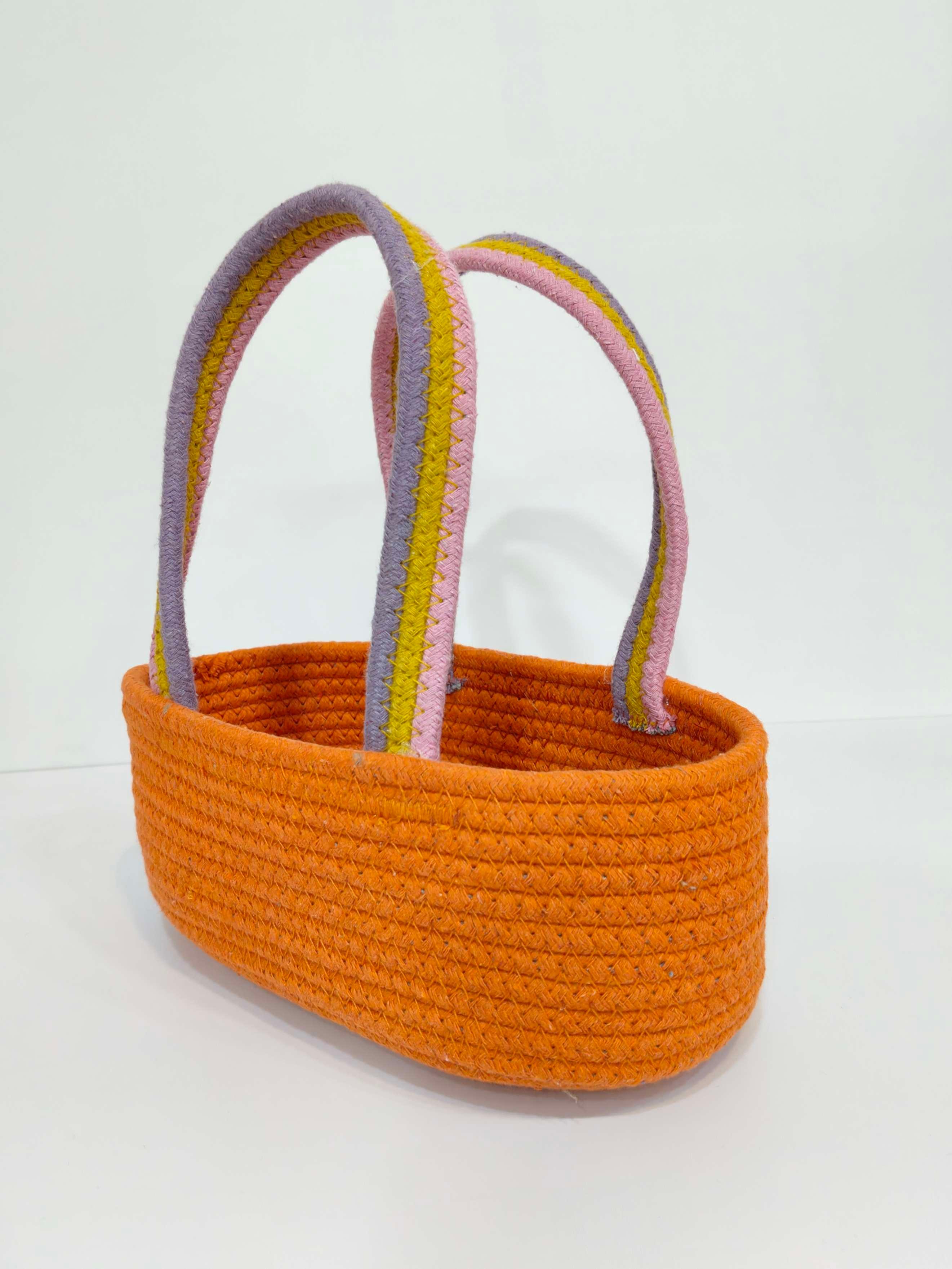 Home Decor Basket  with Multy Handles - Thumbnail 4